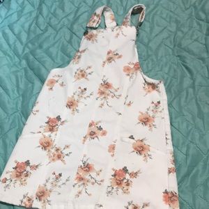 Floral overall dress
